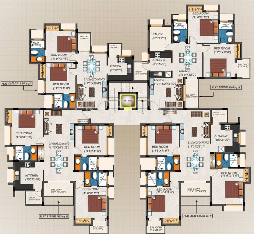 Images for Cluster Plan of AJ and Co Suite 16
