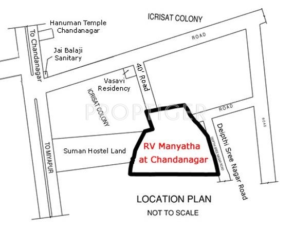 Images for Location Plan of R V Nirmaan RV Manyatha