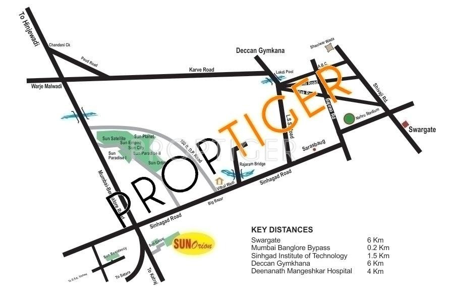 Images for Location Plan of Mittal Group Sun Orion