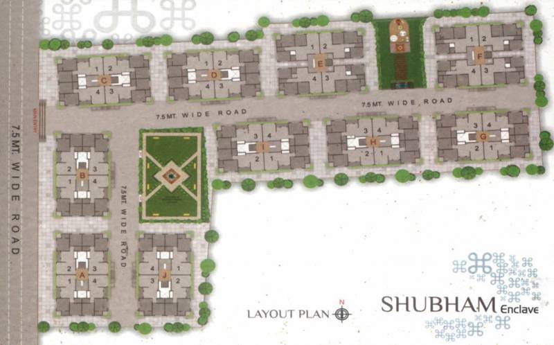  enclave Images for Layout Plan of Shubham Enclave