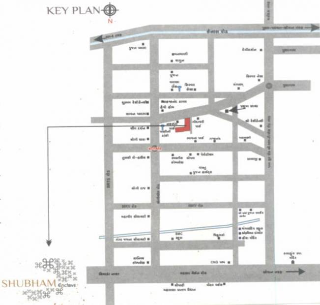  enclave Images for Location Plan of Shubham Enclave