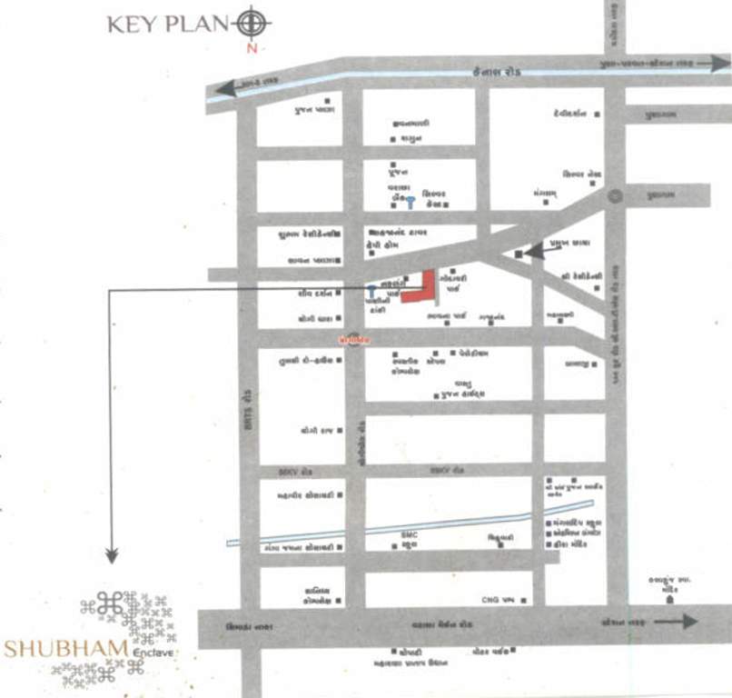  enclave Images for Location Plan of Shubham Enclave