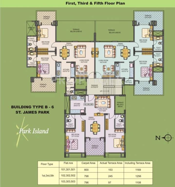Images for Cluster Plan of Raviraj Park Island