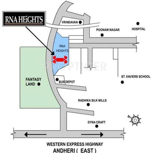  heights Images for Location Plan of RNA Heights