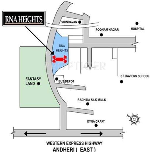 heights Images for Location Plan of RNA Heights
