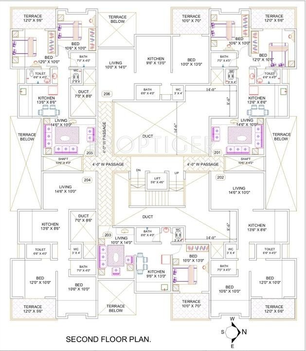 Images for Cluster Plan of A P Bhandari Akshay Glory