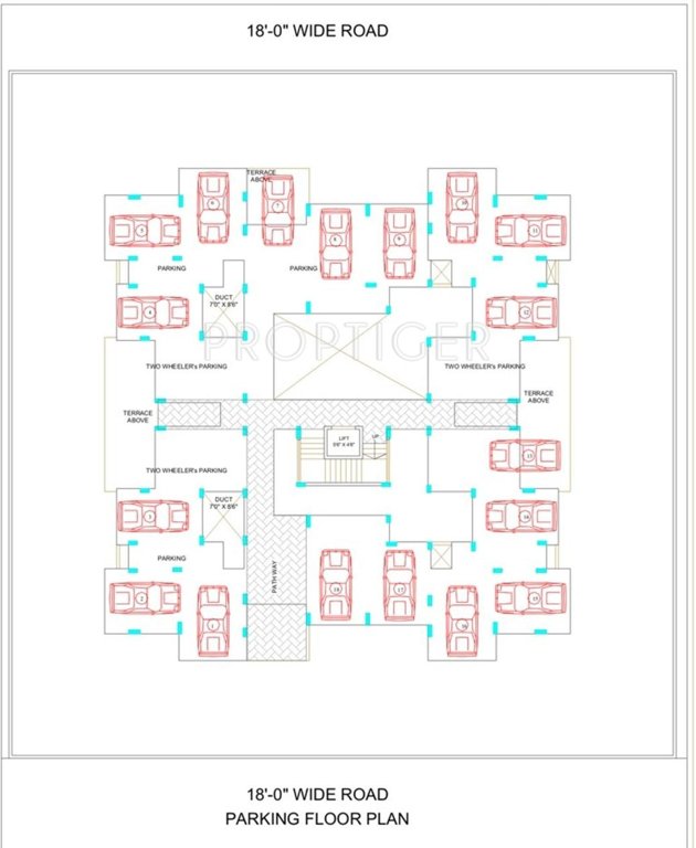 Images for Cluster Plan of A P Bhandari Akshay Glory