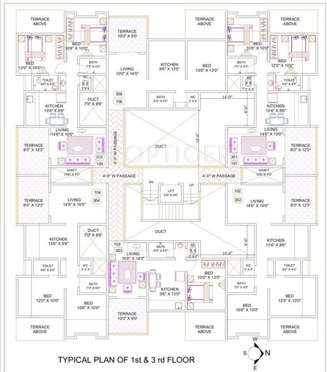 Images for Cluster Plan of A P Bhandari Akshay Glory
