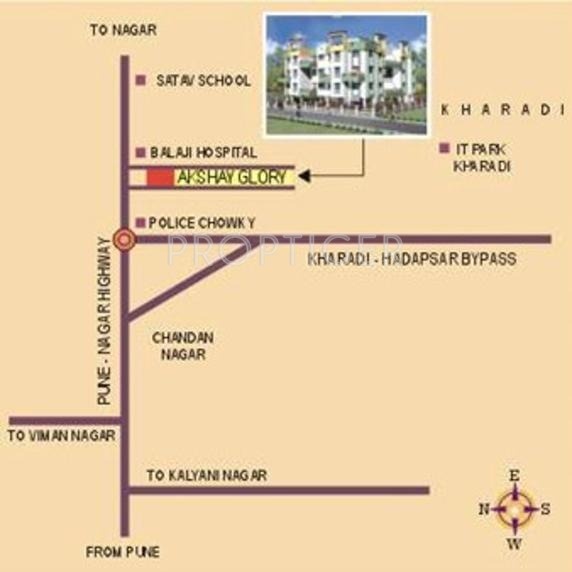 Images for Location Plan of A P Bhandari Akshay Glory