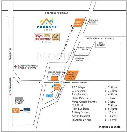  panache homes galaxy Images for Location Plan of Omaxe Panache Homes Galaxy