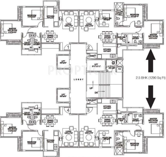 Images for Cluster Plan of Rustomjee Urbania Athena