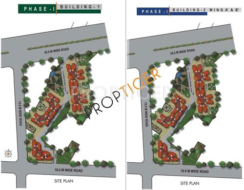  towers Images for Master Plan of Rutu Towers
