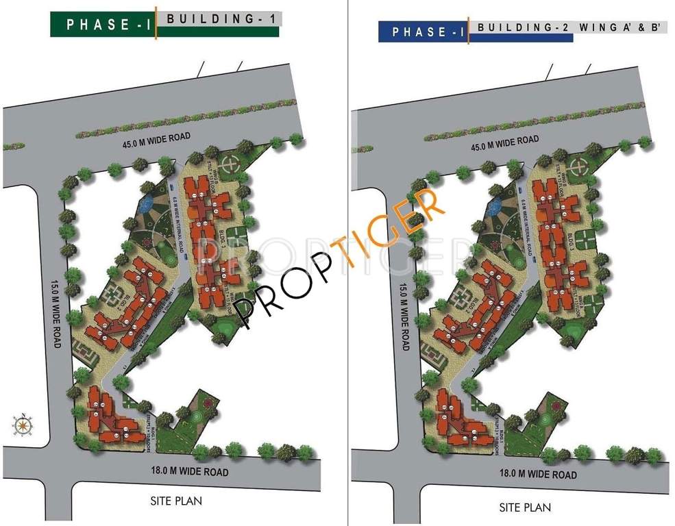  towers Images for Master Plan of Rutu Towers