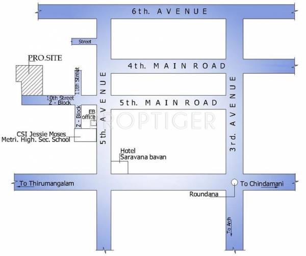 Images for Location Plan of Pushkar Sunshine Villa
