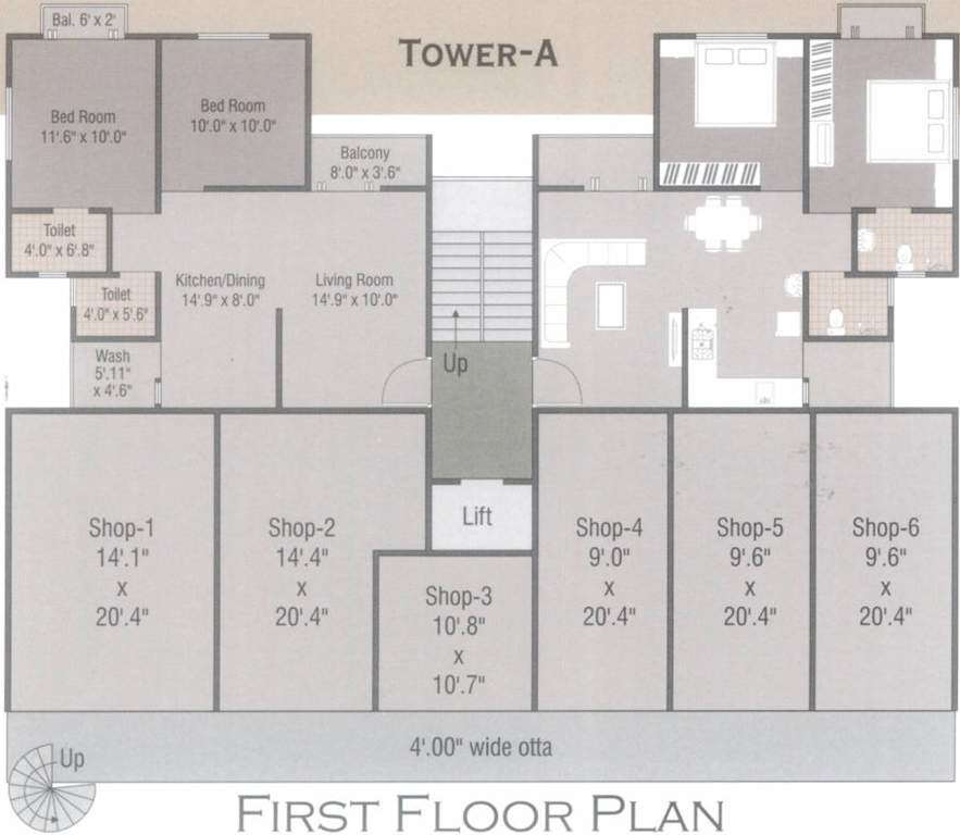 Images for Cluster Plan of Motnath Aadhya Residency