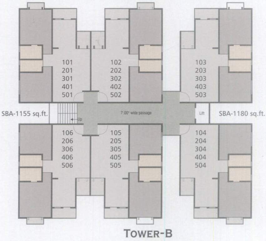 Images for Cluster Plan of Motnath Aadhya Residency