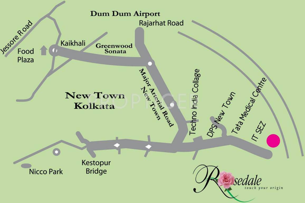 Images for Location Plan of Shrachi Rosedale Garden