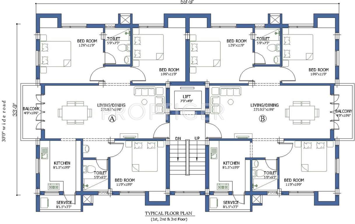 Images for Cluster Plan of Pushkar Lily Enclave