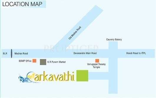 Arvind Builders Arvinds Arkavathi K R Puram Location Plan