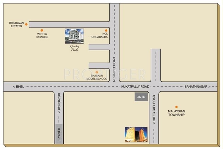  pride Images for Location Plan of Ramky Group Pride