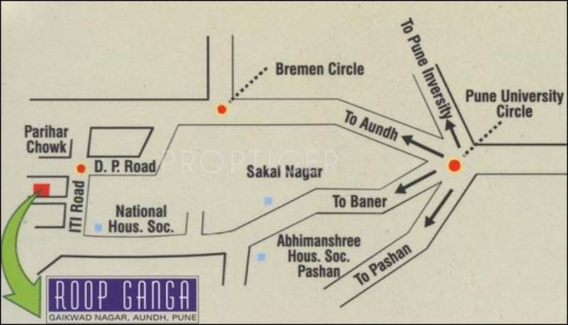 Yugal Constructions Roop Ganga Location Plan