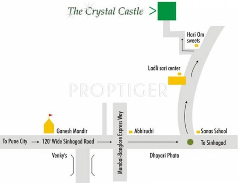 Multicon Developers The Crystal Castle Location Plan