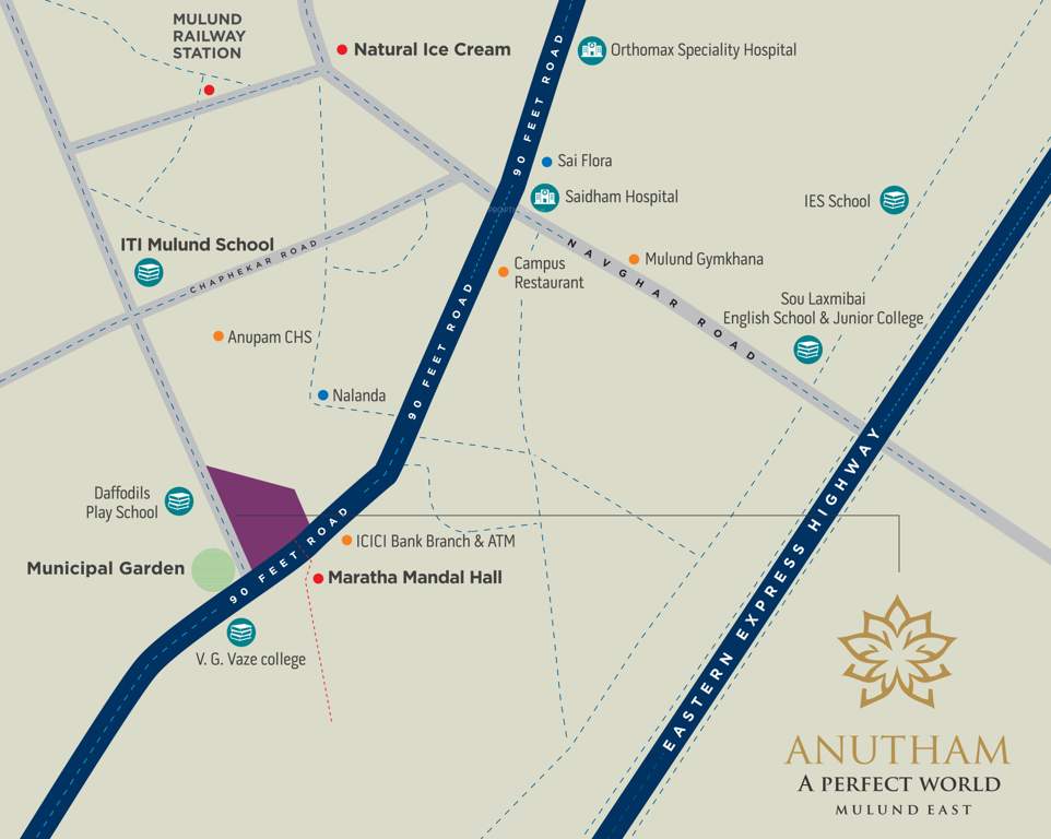  anutham Images for Location Plan of Amardeep Anutham
