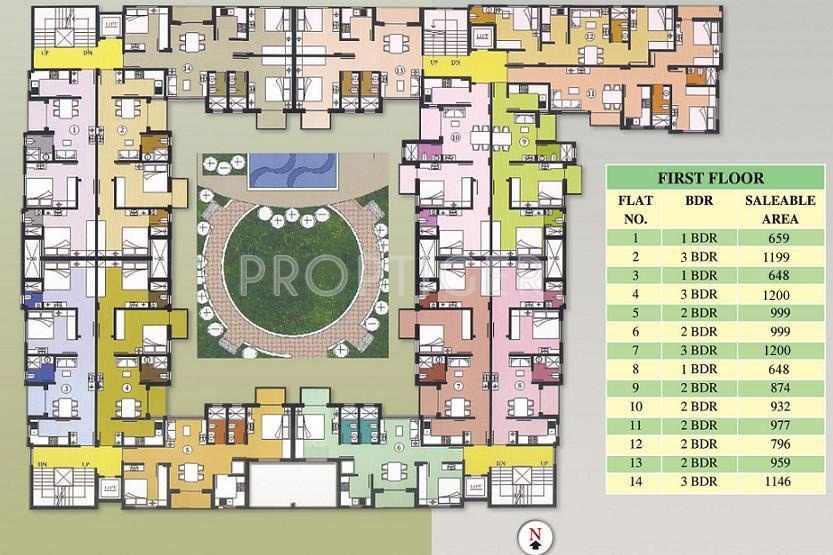Images for Cluster Plan of Mittals Rishi Enclave