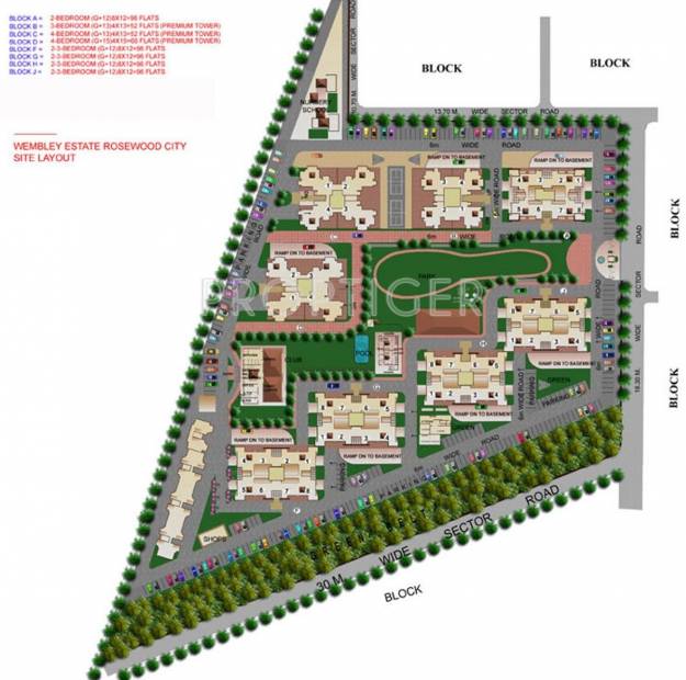 Images for Site Plan of Eros Wembley Premium Tower