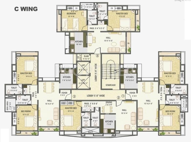 Images for Cluster Plan of Dedhia Platinum Lawns