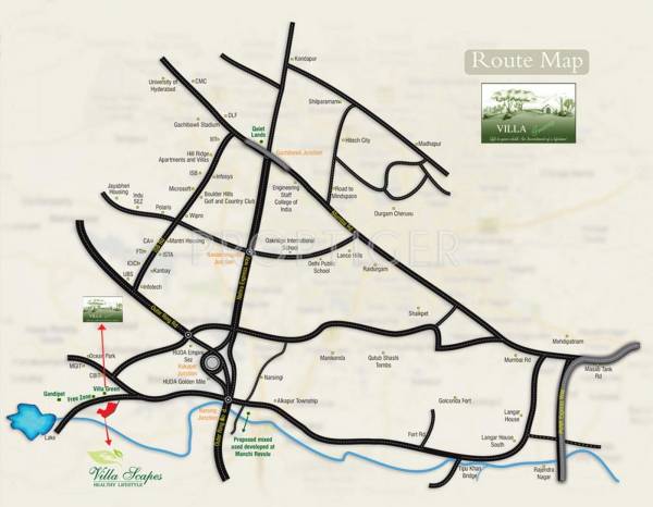 Images for Location Plan of N K Leasing Villa Greens