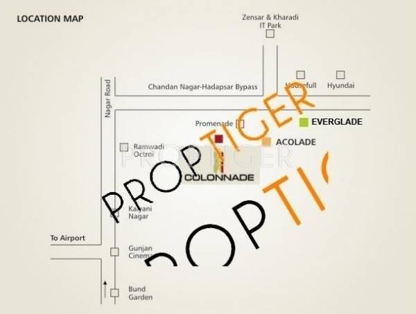 Images for Location Plan of Bhandari Colonnade Apartment Images for Location Plan of Bhandari Colonnade Apartment