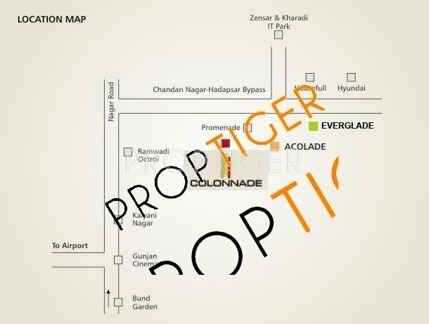 Images for Location Plan of Bhandari Colonnade Apartment