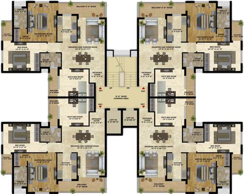 Images for Cluster Plan of Harji Housing AND Infrastructures Pvt Ltd Highland Towers Images for Cluster Plan of Harji Housing AND Infrastructures Pvt Ltd Highland Towers