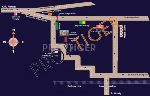 Shree Hema Surya Mansion Location Plan
