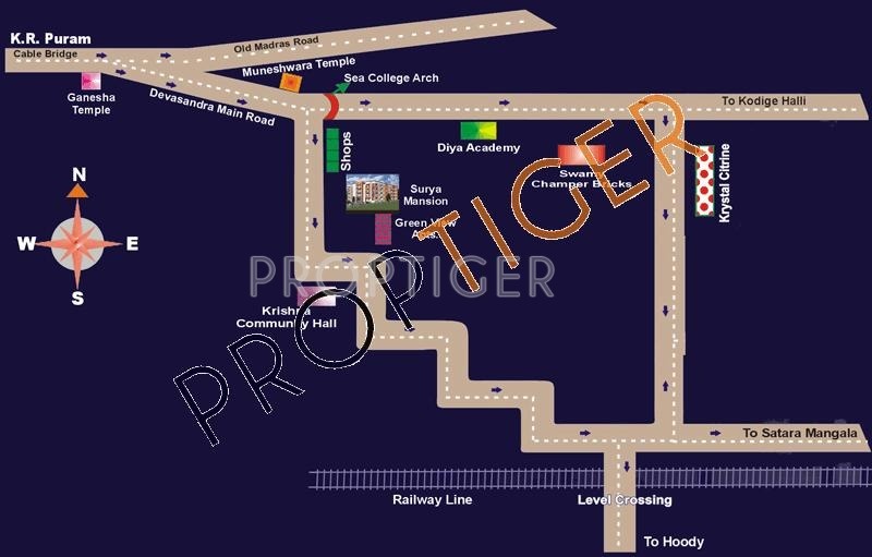 Shree Hema Surya Mansion Location Plan