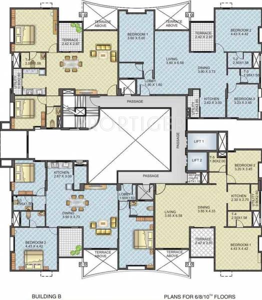  twin-nest Block B Cluster Plan