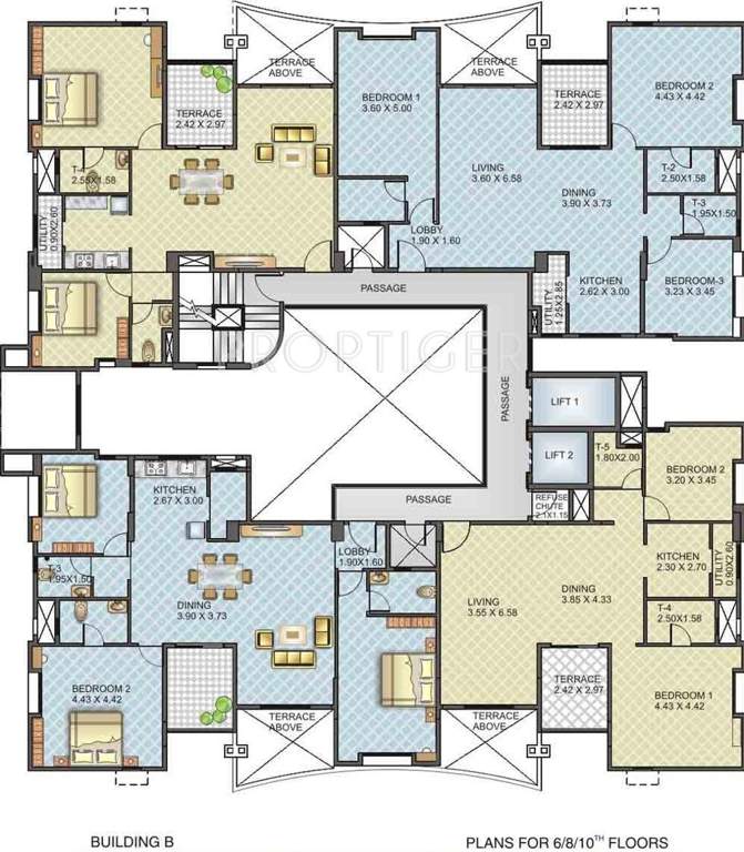  twin nest Block B Cluster Plan