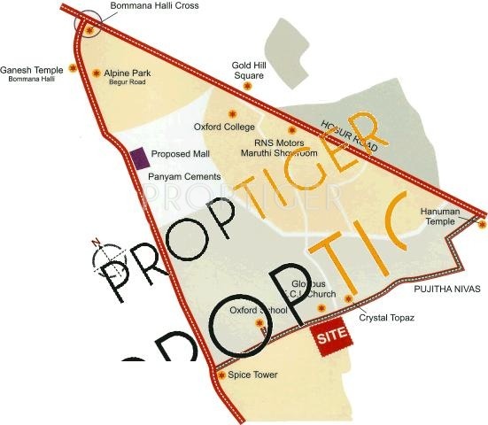 IND WIN Ecstasy Location Plan
