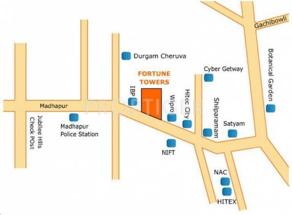 Images for Location Plan of Sri Fortune Towers Images for Location Plan of Sri Fortune Towers