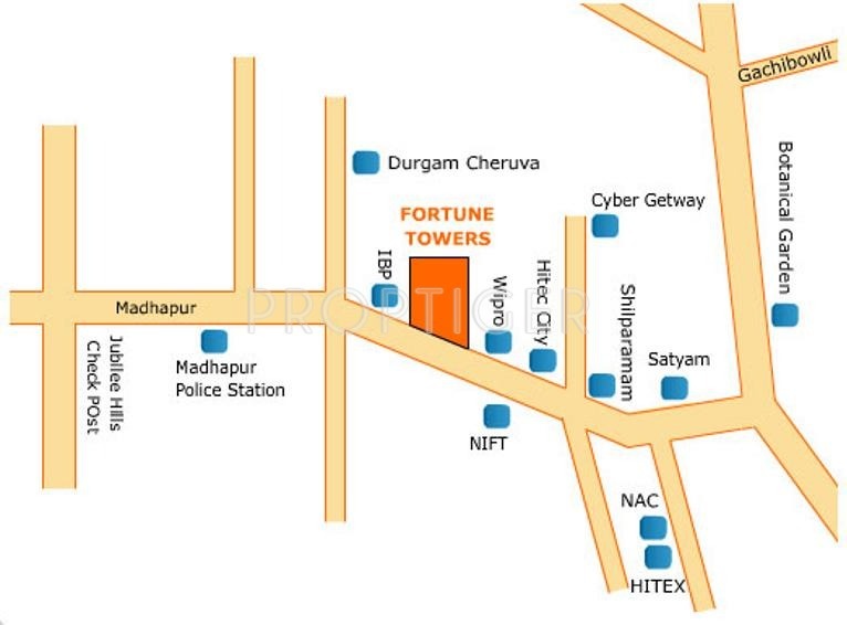 Images for Location Plan of Sri Fortune Towers