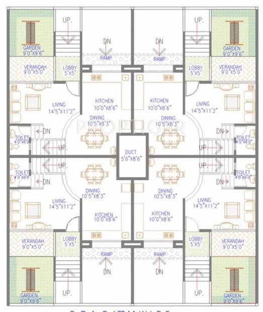 Images for Cluster Plan of A P Bhandari Akshay Villas