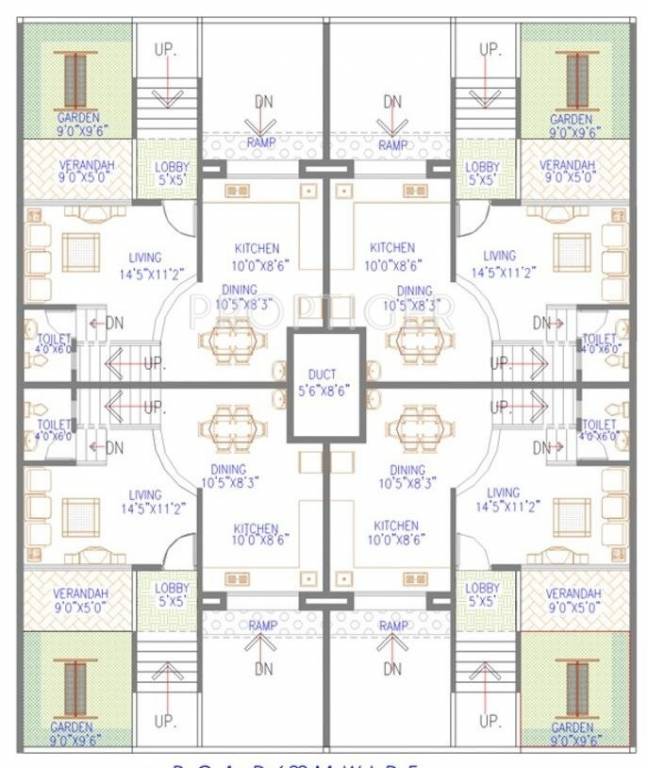 Images for Cluster Plan of A P Bhandari Akshay Villas