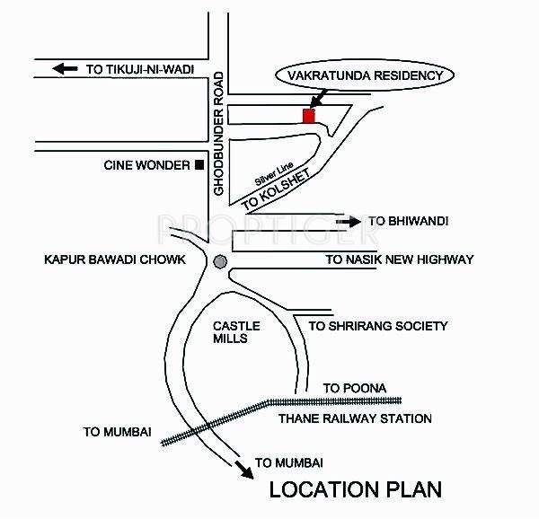  residency Images for Location Plan of Vakratunda Residency