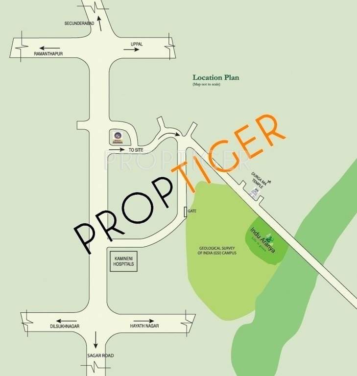  aranya apartments Images for Location Plan of Indus Aranya Apartments