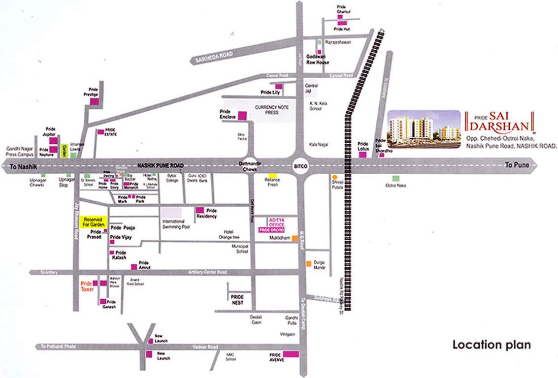 sai darshan Images for Location Plan of Aditya Sai Darshan
