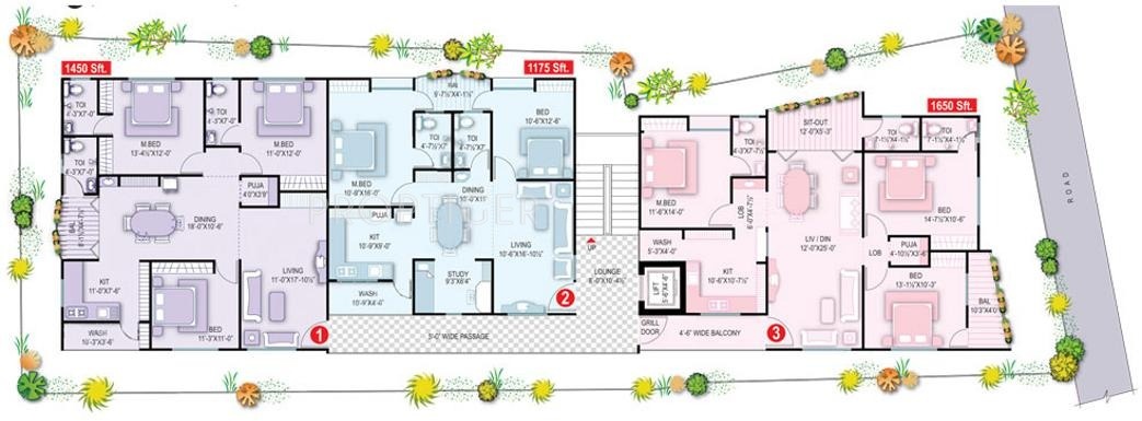 Images for Cluster Plan of Samskruthi Foundations Sampangi