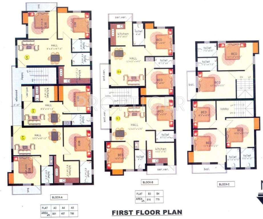 Images for Cluster Plan of Vinayagga Vinayagga Homes