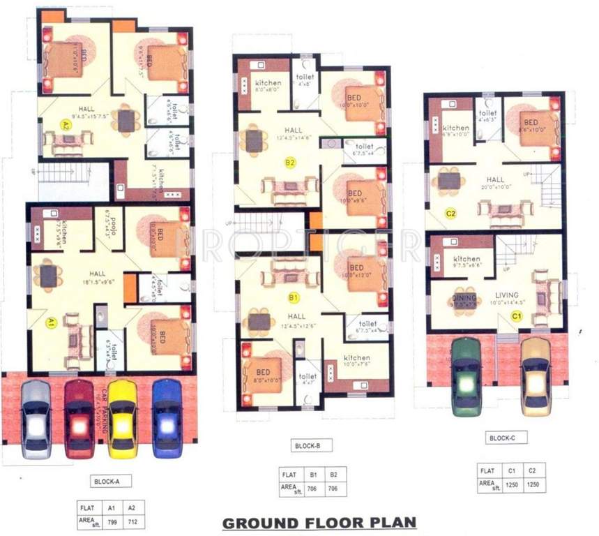 Images for Cluster Plan of Vinayagga Vinayagga Homes