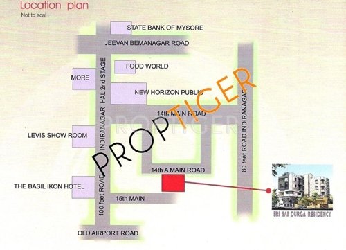 Sri Vijaya Durga Sri Sai Durga Residency Location Plan